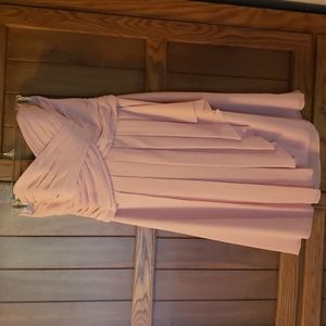 DAVIDS BRIDAL | Size 8 Ballet Pink Bridesmaid Dress Style F14847